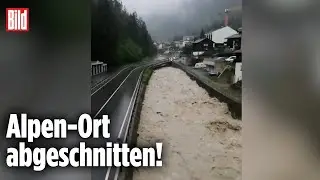 SCHWEIZ: Unwetter stürzt Zermatt ins Chaos