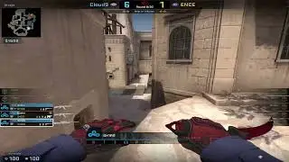 CSGO POV Cloud9 #SH1RO vs Ence on Anubis - 25 kills