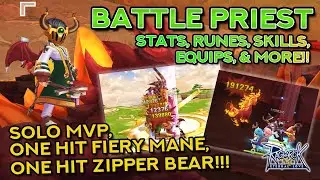 COMPLETE BATTLE PRIEST GUIDE: One Hit Mobs + MVP Build | Ragnarok Mobile Eternal Love