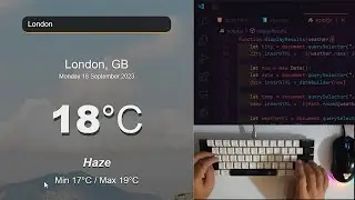 Weather App In Java script - ASMR Programming - No Talking