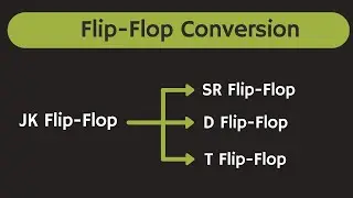 JK to SR Flip Flop, JK to D Flip-Flop and JK to T Flip-Flop Conversion | Flip-Flop Conversion