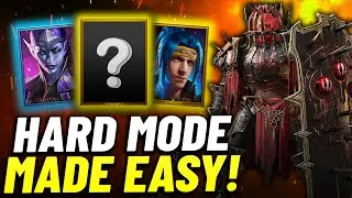 How to Beat Fire Knight HARD MODE (Mostly F2P Friendly Team & Builds) - Raid Shadow Legends Guide