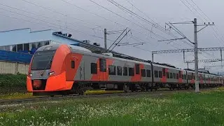 Электропоезд ЭС1-004 «‎Ласточка»‎ сообщением Кисловодск - Минеральные Воды