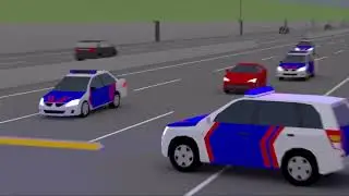 Low poly Police Chase remodelled with Porch Channel and Muhammad part 1