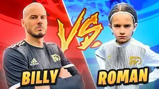 DAD vs SON FOOTBALL BATTLE! 🤜🤛 FT. Billy Wingrove & Roman Wingrove 🤩