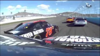 2011 NASCAR Phoenix Huge Wreck on Restart (Replays)
