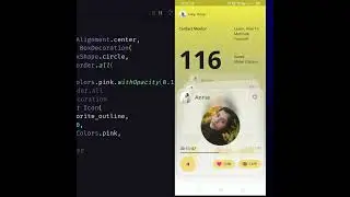 Mentor Carousel App -  Flutter Animations 