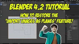 Blender 4.2 Tutorial: How to restore the "Import Images as Planes" feature!