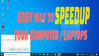 Easy way to speedup your computers/Laptops| PART 1 | #FiluzMedia