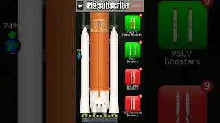 SLS rocket in space 