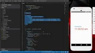 React Native Create live Digital Clock using Local System Time