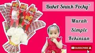 cara membuat buket snack pocky pocky murah kekinian