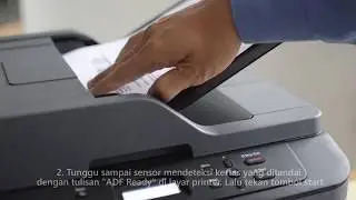 Cara Fotocopy Beberapa Dokumen Sekaligus Dari ADF Printer Laser Brother