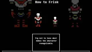 How to frisk [Undertale Animation Tips] 