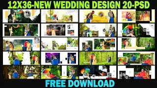 12x36 - New Wedding Design 20 - Free PSD Download || Album Psd File Free Download 2025 