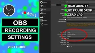 Best OBS Settings For Recording | Get Quality Videos Without Lags