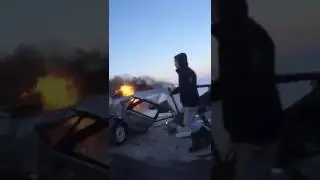 Авария на трассе Давлеканово - Чишмы. ВАЗ 2115 разорвало на две части