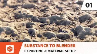 Substance To Blender: 01 - Exporting textures and material setup | Adobe Substance 3D
