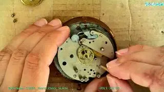SLAVA alarm clock. Будильник СЛАВА неполная разборка, ремонт