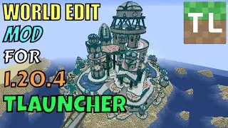 How to Install Worldedit Mod in Tlauncher 1.20.4 || Worldedit mod for Tlauncher Minecraft 2024