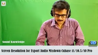 Screen Resolution for Export Audio Mixdown Cubase 11 Pro