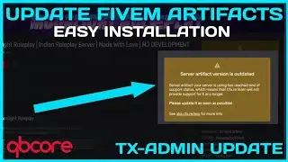 Update Latest FiveM Server Artifacts | Update Latest Tx Admin | FiveM Tutorial 2023 | MJ DEVELOPMENT