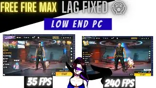 Free Fire Max Lag Fixed Secret Setting | Bluestacks 5 Lag fixed | LOW END PC LAG FIXED |🔥