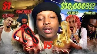$1 vs $10 vs $500 Rap Studio Setup Challenge | Can You Professionally Record On A Budget?
