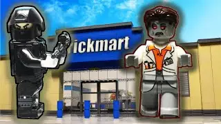 Lego SWAT VS Zombie | Shopping City Police Stop Motion Story