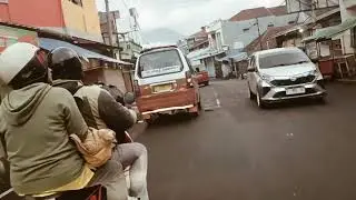 Riding through the Scenic Route from Karangpawitan to Ciawitali Market in Garut