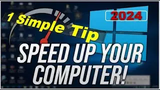 1 Simple Tip to Speed Up Your Computer FAST! | Boost PC Performance Fast!