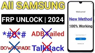 Samsung Frp Bypass 2024-Android 13-14 New Security 2024|Frp Lock Removal 🔐 Samsung | Bypass Frp
