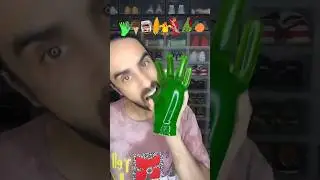 Food ASMR Eating a Hand gummy and other snacks