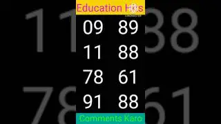 Aisa Konsa Number Hai Comments Karo #shorts #shortsfeed #viral #trending #short #educationhits