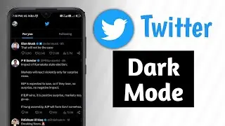 how to enable dark mode on twitter | twitter dark theme