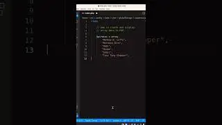 How to create and display array data in PHP 
