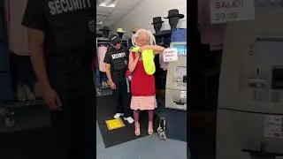 Girl cant pay for clothes and has to take it all off 