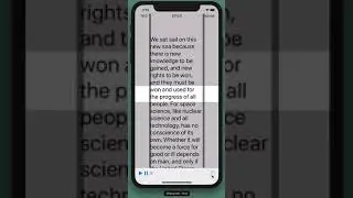 iOS Teleprompter Demonstration