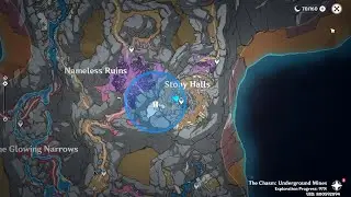 What is the Blue circle in The Chasm Underground Mines map? | Genshin Impact
