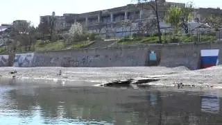 Феодосия  Галечный пляж Суворинские камни