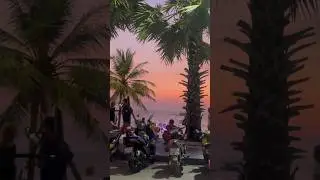 Закат на Джамтьен. Паттайя Тайланд