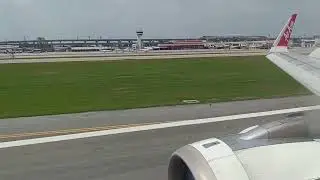 Landing at Bangkok Don Mueang Airport | Thai AirAsia | Airbus A321neo