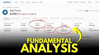 How To Do Fundamental Analysis On A Company? ScanX Stock Screener For Indian Markets