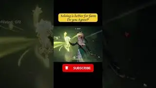 Genshin Impact Solo Farm Better?? #genshinimpact #shortfeed