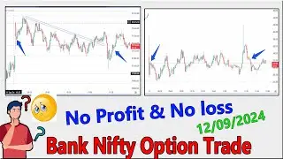 Bank Nifty Options Trade: Ranging Market & Break-even Exit – September 12, 2024