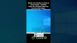 Blender 3D Animation to iClone & Unreal Engine - Workflow 