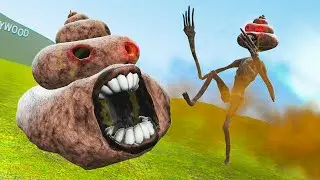POOP HEAD - SIREN HEAD MOD (Garry's Mod)