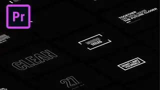 FREE Typography Title & Lower Thirds MOGRT for Adobe Premiere Pro + Tutorial