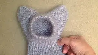 Вязаная шапка для ксоло мини .
