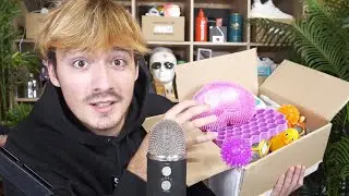 ASMR LIVE UNBOXING NEW TRIGGERS